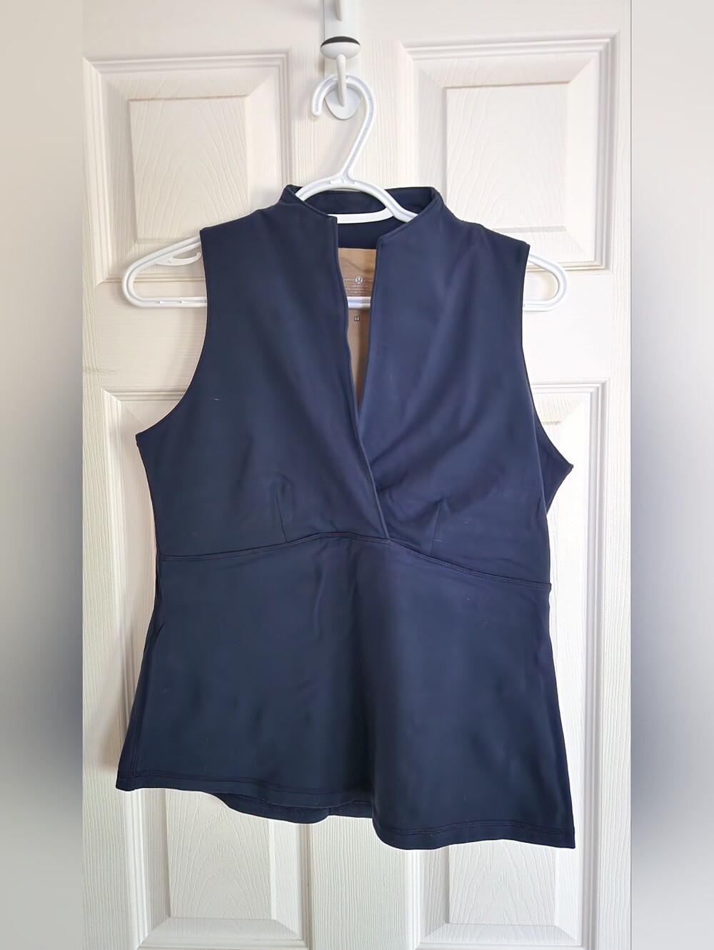 lululemon athletica Sleeveless Navy V-Neck Performance Top